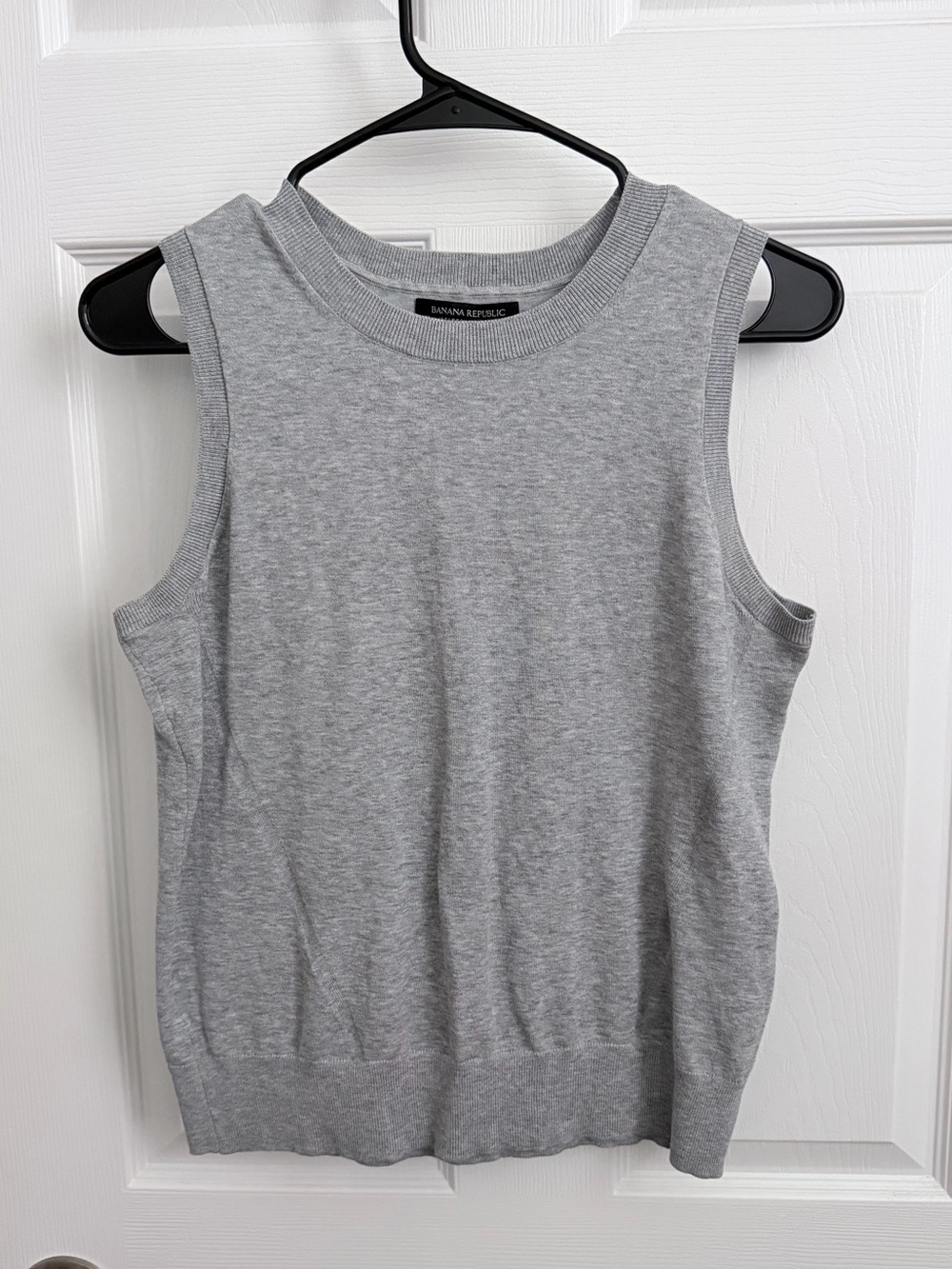 Banana Republic Gray Sleeveless Top